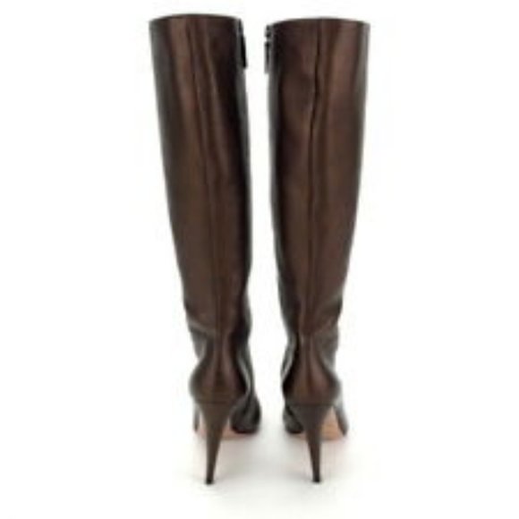 PRADA Boot Long Bronze Authentic - Picture 6 of 6